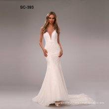 New 2019 Beaded Wedding Dress Mermaid